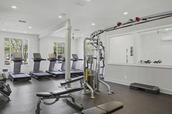 State of the art fitness center with spin room